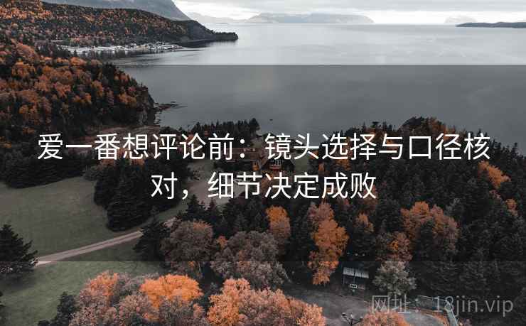 爱一番想评论前：镜头选择与口径核对，细节决定成败