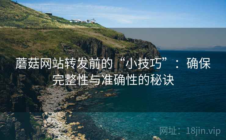 蘑菇网站转发前的“小技巧”：确保完整性与准确性的秘诀